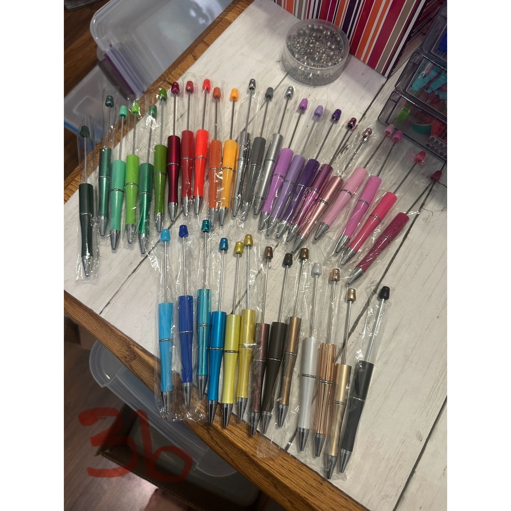 Beadable Pens 100 count